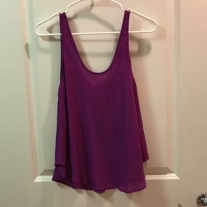 Purple tank